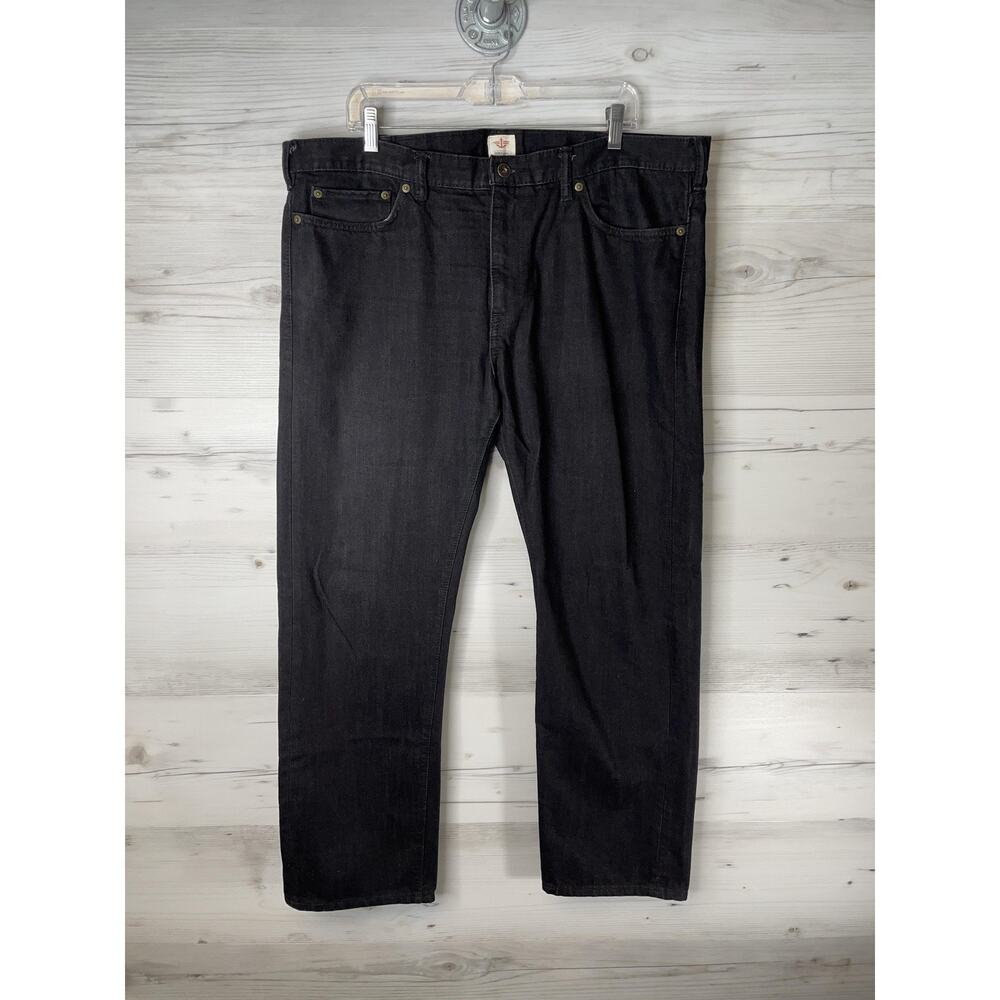 Dockers Jeans Mens‎ 41x32 Black Straight Fit Dark Wash Denim Casual Pants